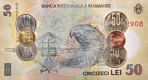 Romanian money:50 lei.