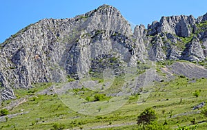 Romanian mountain landscape, Piatra Secuiului Szekelyko Mountain