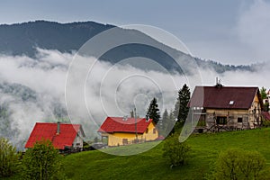 Romanian mountain village