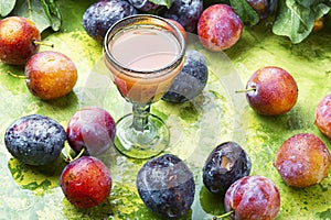 Romanian national plum liquor