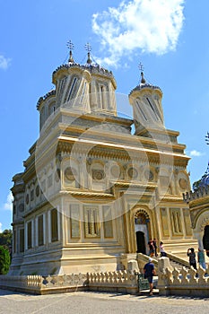 View of Cathedral of Curtea de Arges early 16th century