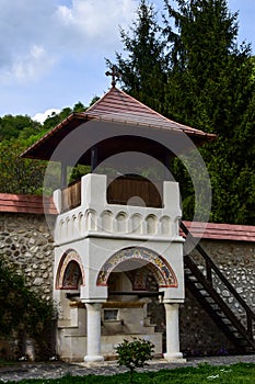 Romanian Orthodox Cross at Polovragi Monastery 6