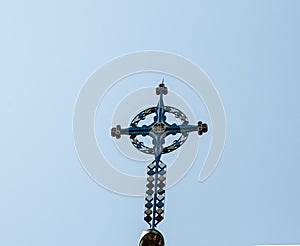 Romanian Orthodox cross from Sapanta, Maramures 4