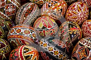 Romanian painted Easter eggs