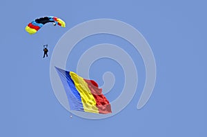 Romanian parachute jumper