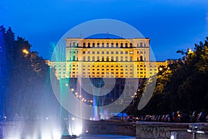 Romanian Parliament in Bucharest