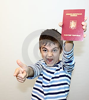 Romanian passport photo