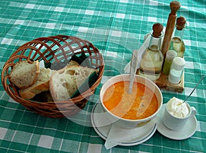 Romanian restaurant table