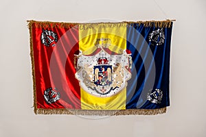 The Romanian royal flag from the time of King Ferdinand