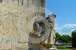 Romanian soldier monument in Baia Mare