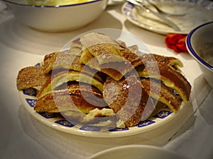 Romanian spit cake