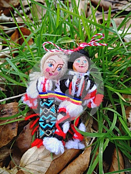 Romanian spring symbol martisor dolls