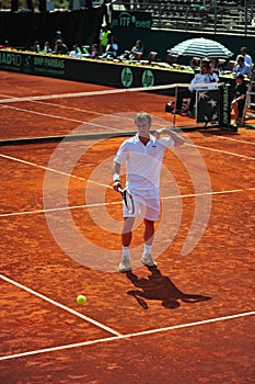 Romanian tennis player Adrian Ungur