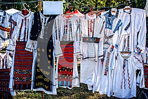 Romanian traditional costumes photo