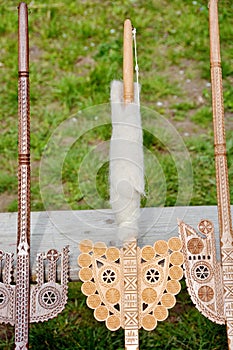 Romanian traditional distaff