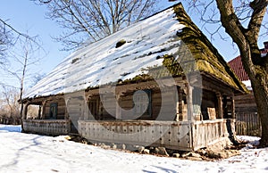 Romanian traditional house from Maramures county