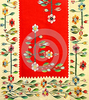 Romanian traditional rug