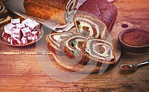 Romanian traditional sweet bread