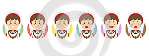 Romanians Avatar with Various Expression photo