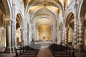 The romanic Cathedral of Sovana