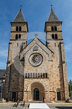 Romanic church in the historic centre of Echternach