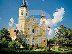 Romano-Catholic Cathedral in Oradea NagyvÃ¡rad Romania