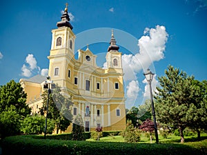 Romano-Catholic Cathedral in Oradea Romania