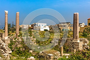 Romans ruins Tyre Sur South Lebanon