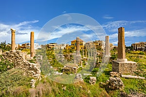 Romans ruins Tyre Sur South Lebanon