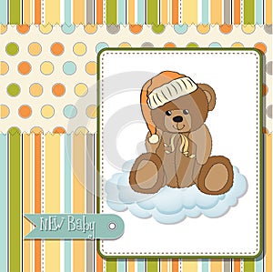 Romantic baby shower card