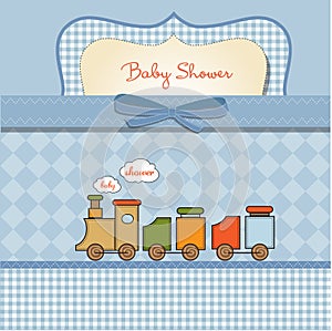 Romantic baby shower card