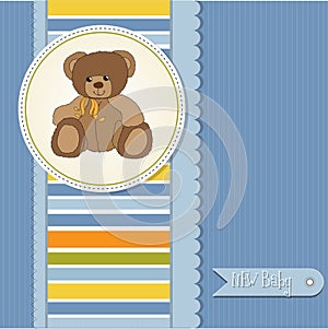 Romantic baby shower card