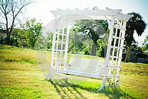 Romantic Bench Swing
