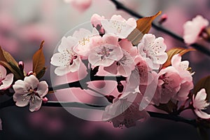 Romantic bloom Botanical aesthetics with flower petal, water drop graphic
