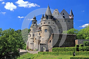 Romantic Buerresheim Castle, Eifel Mountains, Rhineland-Palatinate, Germany