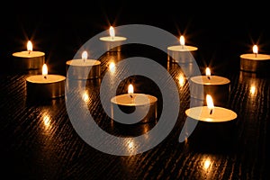 Romantic candle light