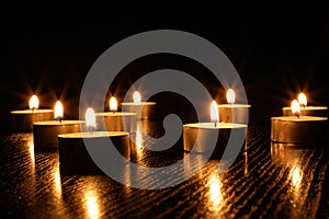 Romantic candle light