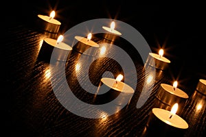 Romantic candle light