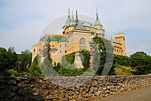 Romantic castle of Bojnice