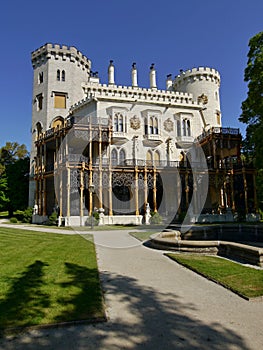 Romantic castle Hluboka