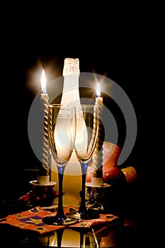 Romantic evening at candles 2