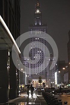 Romantic evening in the Warszaw