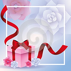 Romantic gift box present