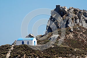 Romantic Greek wedding chapel