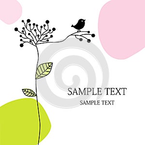 Romantic greeting card