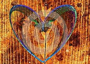 Romantic heart lovely abstract texture background