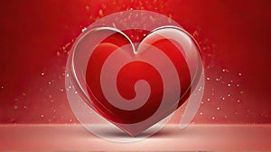 Romantic heart shaped background, symbolizing love, wedding