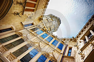 Hluboka castle in the czech republic