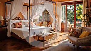 Romantic honeymoon pension with private suites and intimate settings