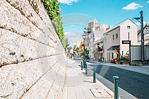 Romantic Ijinkan street in Kobe, Japan